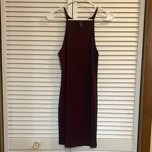 Forever 21 Burgundy Midi Dress